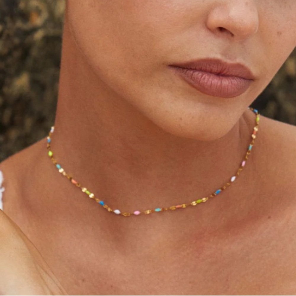 Atolea Rainbow Dainty Choker